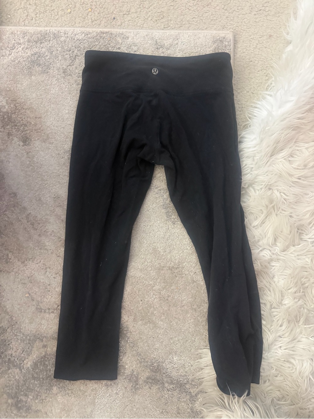 lululemon Black Capri Athletic Leggings